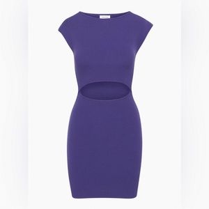 Wilfred Cut Out Knit Mini Dress